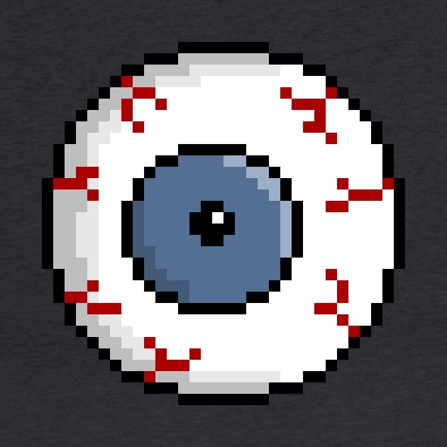 Pixel monstrous eye by kokero